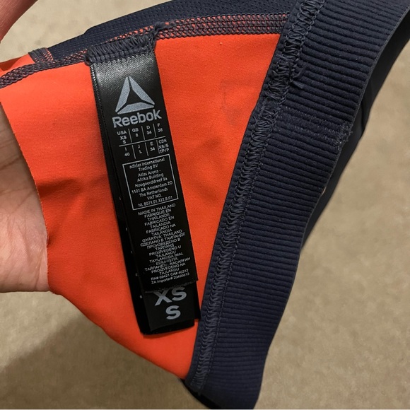 Reebok Blue Orange Sports Bra - Picture 5 of 5
